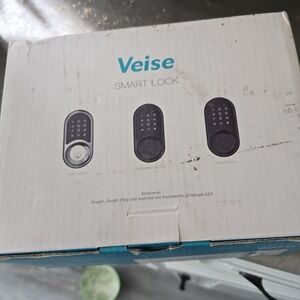 Veise RZ06 Smart Lock Keyless Entry Door Lock with App Control, Matte Black